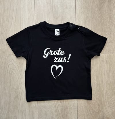 T-shirt Grote Zus - maat 92, 98