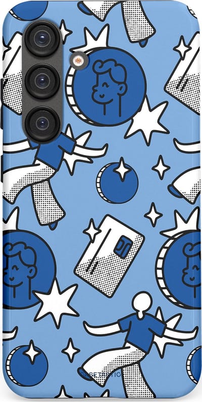 Casetastic Hoesje Geschikt voor Samsung S25 - Stijlvolle Beschermende Duo-layer Case - Geldroute