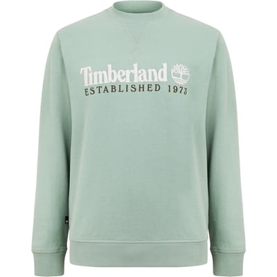 Timberland Dames-sweatshirt met ronde hals en geborduurd logo (Groen Baai)