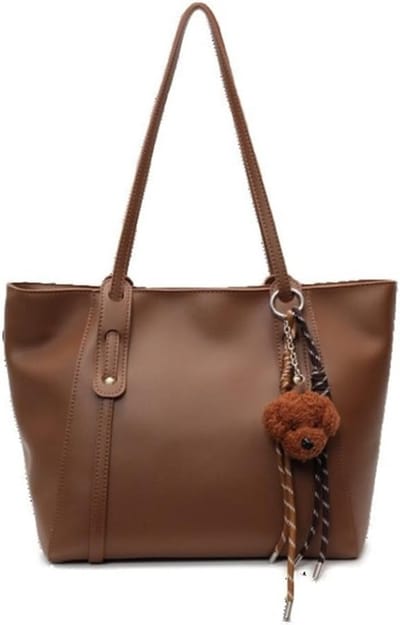 Dames Grote Mode Leren Schoudertas - Vintage Retro Handtas voor Werk, Winkelen, Feest en Reizen