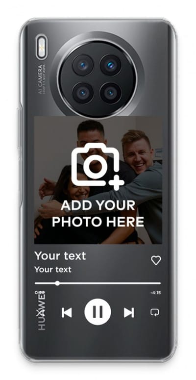 Gepersonaliseerd - Case Company® - Hoesje geschikt voor Huawei Nova 8i hoesje - Music Player - Soft Cover Telefoonhoesje - Bescherming aan alle Kanten en Schermrand