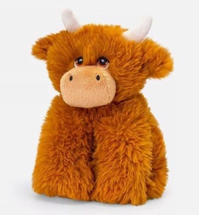 Highland Koe Pluche - Knuffel Koe Schotland - Decoratie of Cadeau - Gemaakt van gerecycled materiaal - 35 cm - Bruin