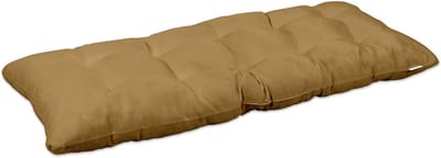 Bank Kussen - Tuinkussen Lounger - Buiten Zitten - Waterbestendig Getuft - 42x18x5 Inch - Beige