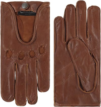 Laimböck Mackay - Leren dames autohandschoenen Color: Rust, Size: 7.5