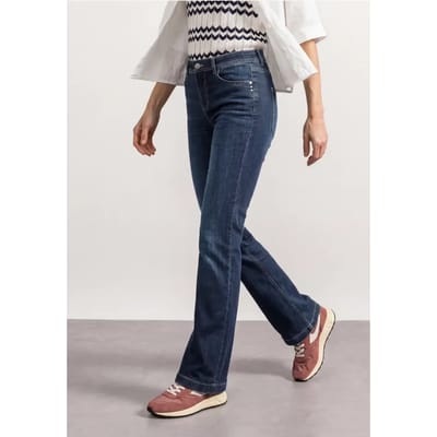 Bootcut-jeans met High Waist in Slim Fit