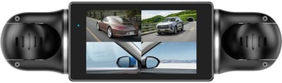 High Definition Nachtzicht Quad Lens WiFi Dashcam C312/Y10 - Vierkanaalsopname met 32GB TF-kaart