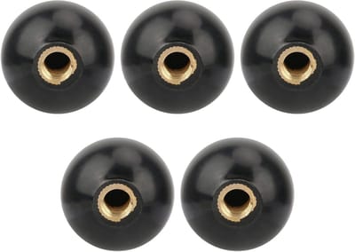 Set van 5 ballen met draad, M10 x 35 mm draaiknop, balgreep geschikt voor diverse machinegereedschappen en toepassingen