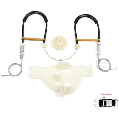 BWR5353 Kit de réparation de régulateur de lève-vitre électrique Porte avant droite pour Citroen C4 MK1 LC LR 2004-2014 4/5 portes 9222V0