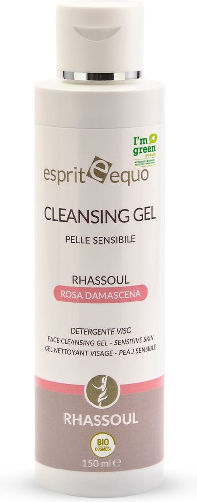 Esprit Equo Mousse Detergente Viso - Aqua di Roasa Damascena -  zijdezacht gezichtsreinigingsschuim met Damast rozenwater en aloë vera