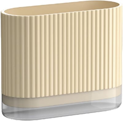 Inovra Plus - Plastic Gebruiksvoorwerphouder Keukenbestek Afdruiprek - Beige - Keukengerei Houder - Lepelhouder - Thuisgebruik - 137 x 165 x 8 cm