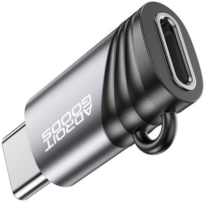 AdroitGoods USB-C Adapter – Geschikt voor Apple-apparaten met Lightning-connector en USB-C apparaten – 60W – Laden & Data-overdracht