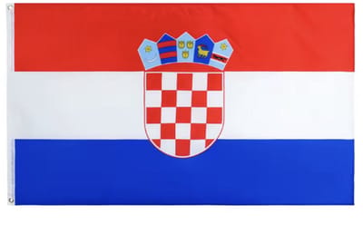 Kroatische vlag - Vlag van Kroatië - 150/90CM - Polyester - Landenvlag - WK - EK - CHPN
