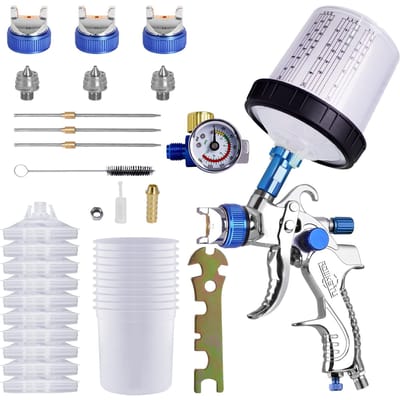 Universeel 1,4 mm/1,7 mm/2,0 mm Mondstuk Accu Verfspuit voor Huisinterieur Schilderwerk Auto DIY