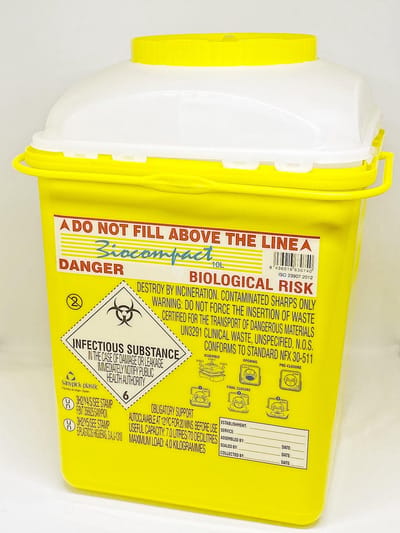 Sanypick Biocompact Naaldencontainer 10 Liter - 10 stuks