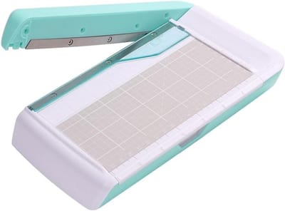 Papiersnijder Knutselen - Snijapparaat Hobby - Precisie Knutselen - Antislip Werkblad - 25.5 x 16.5 cm - Wit