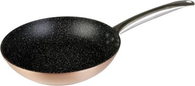 Wecook Gesmeed Aluminium Braadpan - Zwart/Koper - 22 cm - Oven- en Vaatwasmachinebestendig