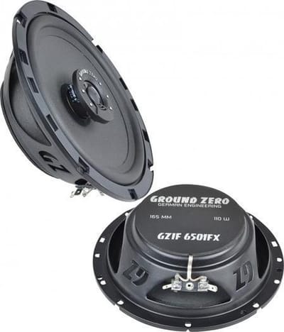 Ground Zero GZIF 6501FX - Autospeakers - 16,5 cm - 2-Weg Coaxiale Auto Speaker Set - 110W
