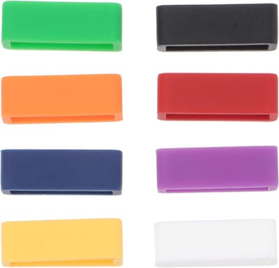 8 Stuks 12mm Silicone Strap Bevestigingsringen voor Band Onderdelen in 8 Kleuren