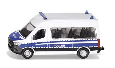 SIKU 2305, Mercedes-Benz AMG G65 politie, schaal 1:50, Metaal/kunststof, blauw/wit