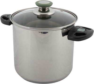 Kookpan - Sauspan - Compact Koken - Inklapbare Handgrepen - Ø 18 cm - Zilver