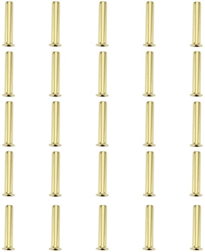 Dailygoods- Compressie Insert 100 stuks - Messing - Geschikt voor 1/4" Buis - Buitendiameter 4 mm - Voor Water/Olie/Luchtpijp - 13 mm Lang - Pijpverbinding