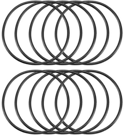 Nitrile Rubber O-Ringen - Afdichtingen Rubber - Lekkages Voorkomen - Metrisch Breedte - 86mm OD 80mm ID - Zwart