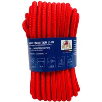 Seilflechter Wellenreiter Drijflijn – 8 Mm X 10 M – Rood
