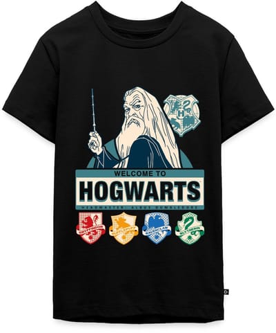 Harry Potter Welkom Op Zweinstein Perkamentus Premium T-Shirt Tiener