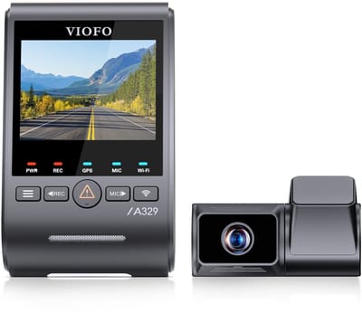 VIOFO A329T 2CH - 4K Dashcam - Sony STARVIS 2 HDR - 2K Telelens met 4x Optische Zoom - WiFi 6 - Parkeerstand & GPS