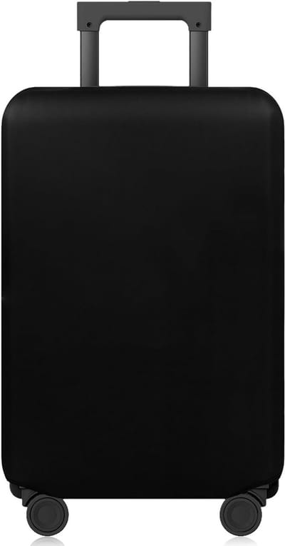 Beschermhoes voor Koffers, Wasbare en Herbruikbare Luggage Cover, Waterdichte PVC en Elastisch Polyester voor Middelgrote en Grote Koffers