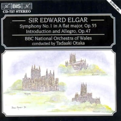 BBC National Orchestra Of Wales, Tadaaki Otaka - Elgar: Symphony No.1 In A Flat, Op. 55 (CD)