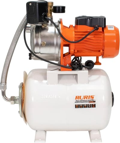 Hydrofoorpomp met Manometer en Drukvat voor Automatische Waterbevoorrading