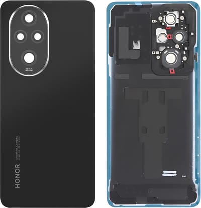 Honor, Achterruit voor Honor 200 Pro Original Service Pack, Zwart