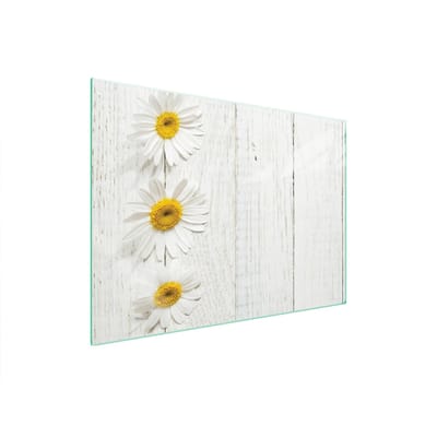 TMK ArtDeko Serie - Glazen Snijplank Beschermplaat - 70x52 cm - Veelzijdige Toepassing - Modern Design