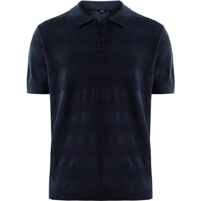 Polo met jacquard strepen Mexx