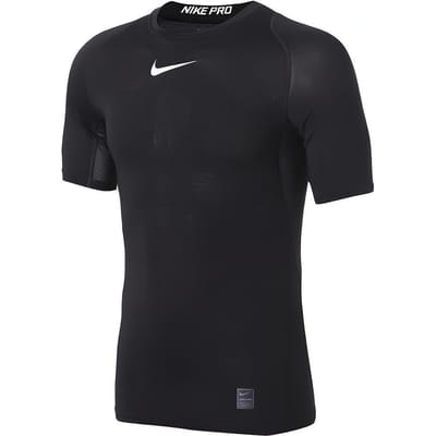 Nike Pro Dri-FIT Trainings T-shirt met Korte Mouwen Heren Tops Zwart 838092-010 S black