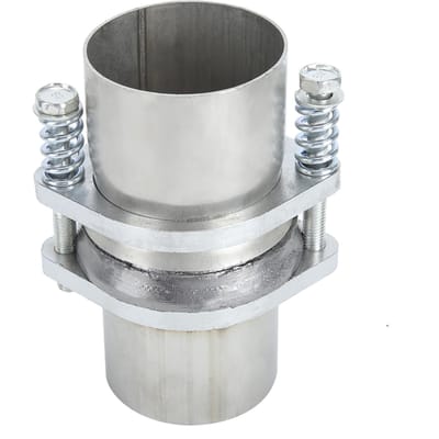 Universele 3 inch Roestvrij Staal Snelbevestiging Uitlaatveerbout Flens Pijp Reparatie white