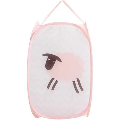 Vuile wasmand Opvouwbare kledingopbergmanden Mesh waskleding Babyspeelgoedopslag Thuisorganizer
