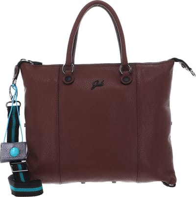 Gabs Leren Schoudertas G3 Plus TG Bull Black Shoulder Bag Dark Leather Bruine