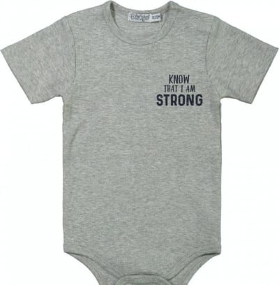 Dirkje jongens baby romper grijs maat 62