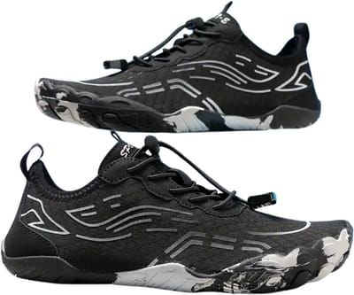 Bovista Barefoot Schoenen - Waterschoenen - Aquashoes - Afzwemschoenen - Zwemles - Dames & Heren - Fitness - Sportschoenen - Zwart - Maat 36.5