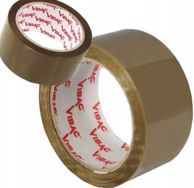 Vibac Bruine Pakkingstape Solvent 48mm x 60m - Sterke Kleefkracht