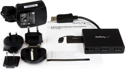 StarTech.com Triple Head DisplayPort 1.2 Multi Monitor MST Hub
