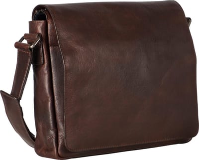 Leonhard Heyden Roma messenger M 11 inch - Bruin