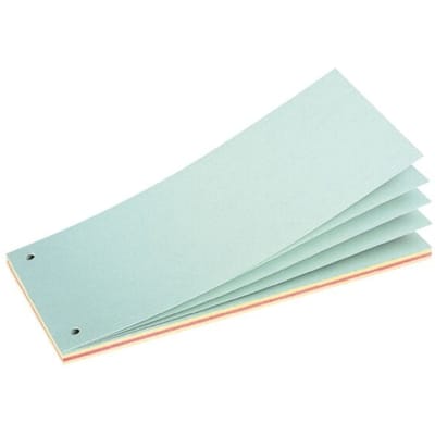 Scheidingsstroken Herlitz voor A4 papier * 105 x 240mm * 4 assorti kleuren * 40 vel
