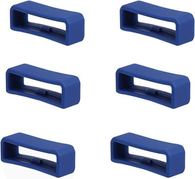 6 Stuks Silicone Horlogeband Houder, Verstelbare Bevestigingsring voor Slimme Horlogebanden en Vervangingen