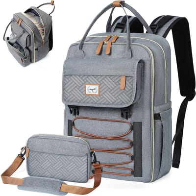 luiertas rugzak - baby tas - reizen met baby - met verschoningsmat - 23 x 30 x 42 cm - zwart