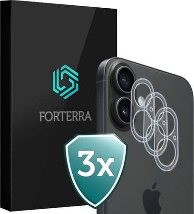 Camera Lens Protector 3 Stuks - Geschikt voor Apple iPhone 17 - Camera Screenprotector Beschermglas - Gehard Glas - Tempered Glass - Screen Protector