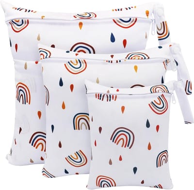 Luiertas Organizer Set - 3 Stuks Waterdichte Natte Zakken voor Baby en Volwassenen