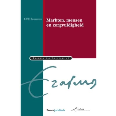 Markten, Mensen En Zorgvuldigheid - Erasmus Law Lectures - K.W.H. Broekhuizen